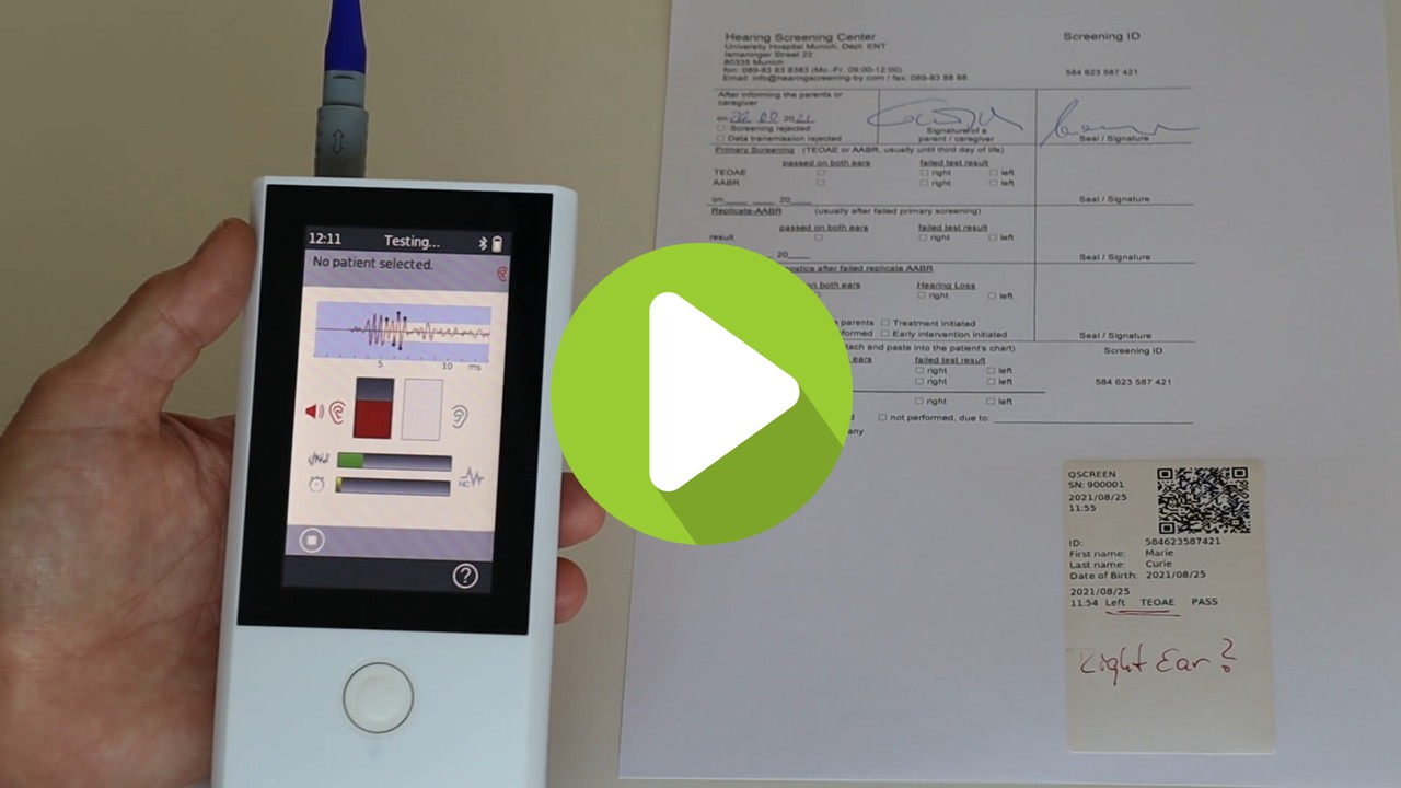 Использование QR-кодов для создания или поиска пациента в QSCREEN